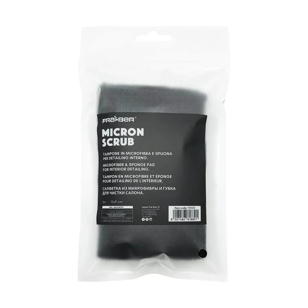 Mikrofaser- & Scrub-Seite für effektive Innenreinigung von Leder und Textilien