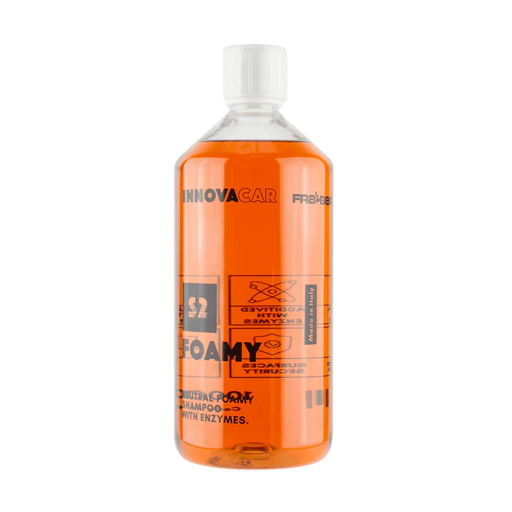 S2 Foamy – pH-neutrales Enzym-Shampoo von Innovacar, tiefe Reinigung