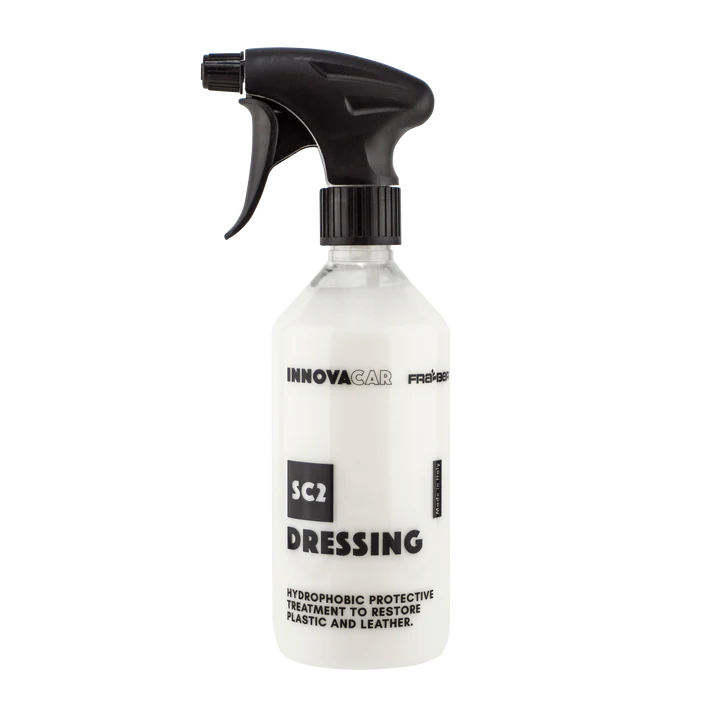 Innovacar SC2 Dressing – Wasserbasierter Schutz fuer Kunststoff und Leder