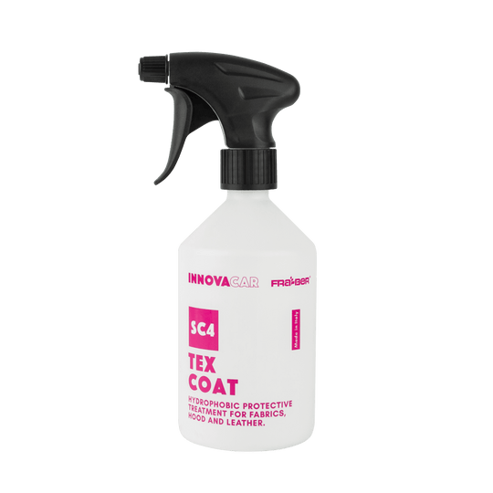 Innovacar SC4 Tex Coat 500 ml – alkoholbasierter, hydrophober Schutz für Stoff & Leder